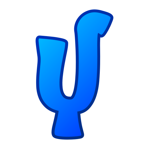 Буква у Generic gradient lineal-color иконка
