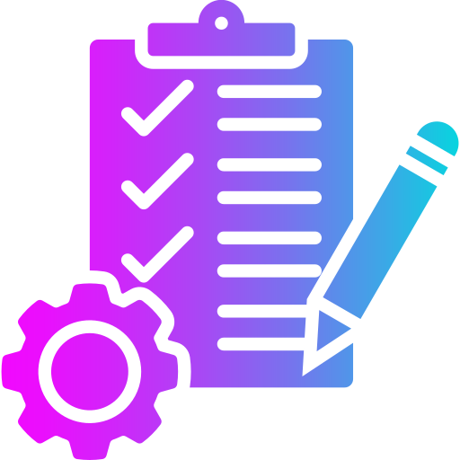 lista de controle Generic gradient fill Ícone