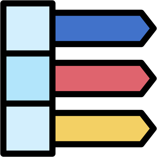 infografische elementen Generic color lineal-color icoon