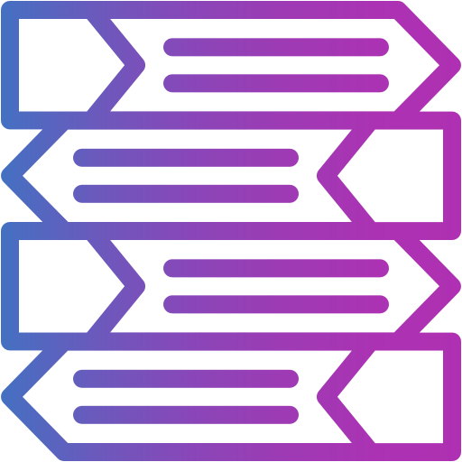 kroki Generic gradient outline ikona