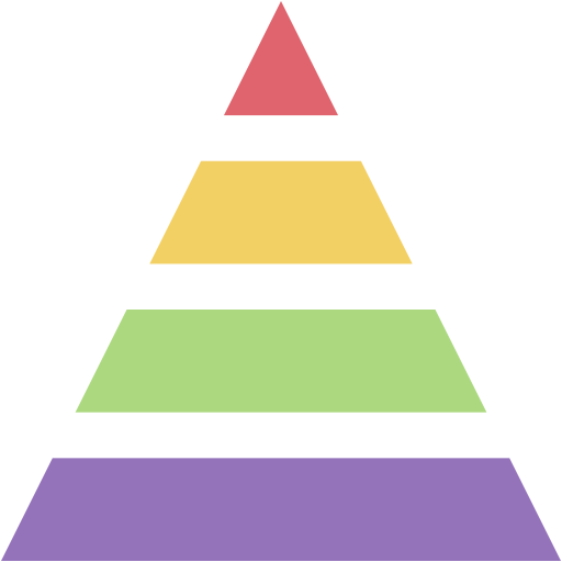 pirámide Generic color fill icono