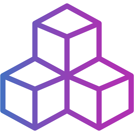 cubi Generic gradient outline icona