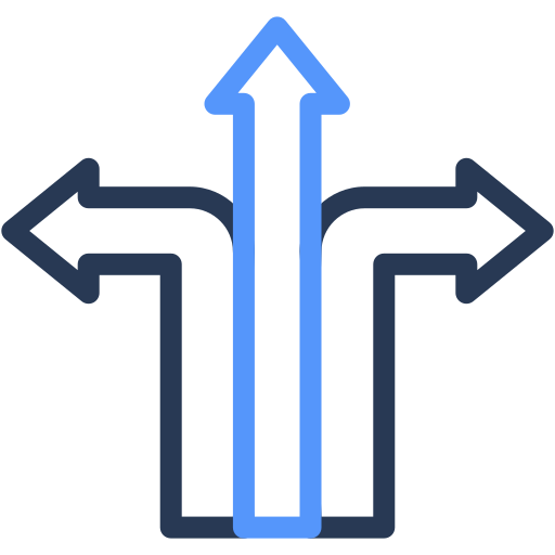 T junction Generic color outline icon