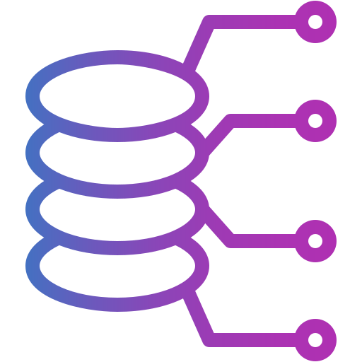 Слои Generic gradient outline иконка