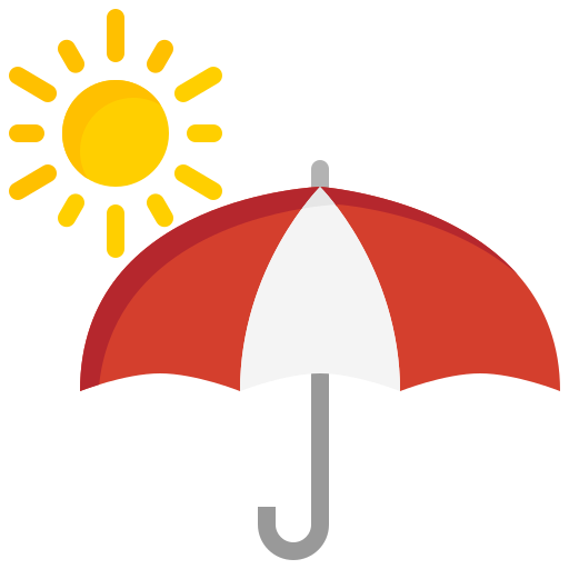 paraguas Generic color fill icono