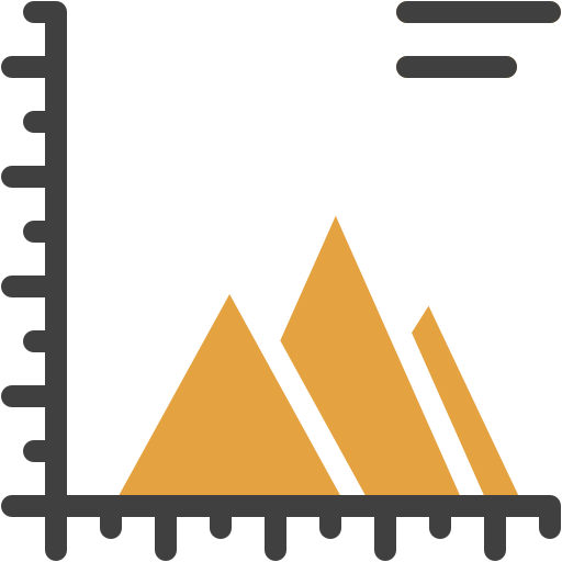 pyramidengrafik Generic color fill icon