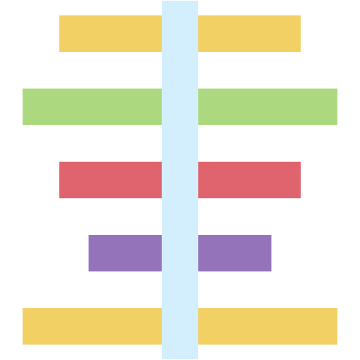 Bar chart Generic color fill icon