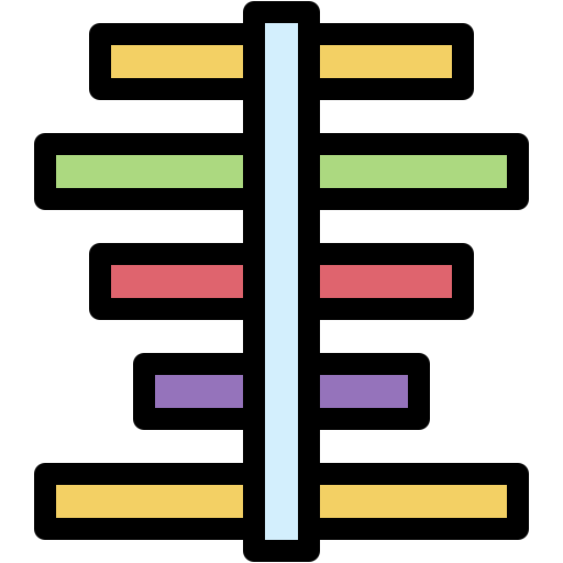 Гистограмма Generic color lineal-color иконка