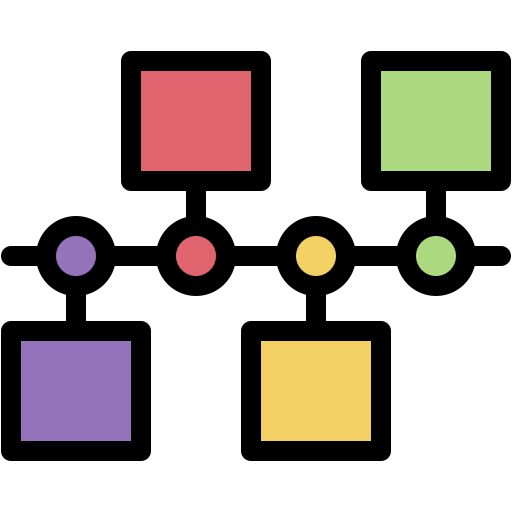 Timeline Generic color lineal-color icon