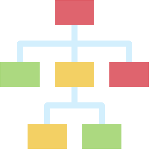 Блок-схема Generic color fill иконка
