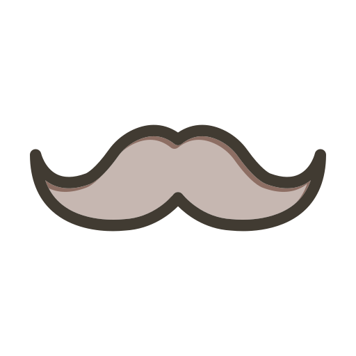 bigote Generic color lineal-color icono