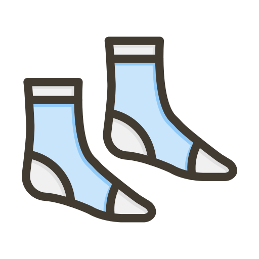 一足の靴下 Generic color lineal-color icon