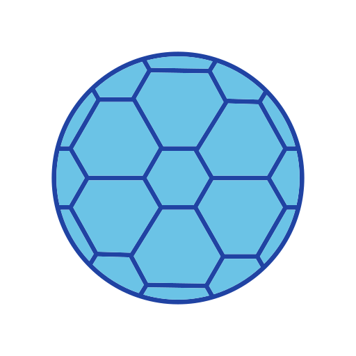 サッカーボール Generic color lineal-color icon