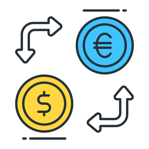 Currency exchange Generic color lineal-color icon