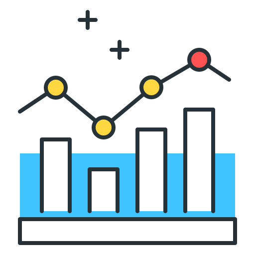 graph Generic color lineal-color icon