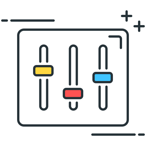 präferenzen Generic color lineal-color icon