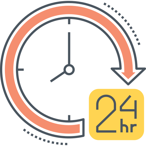 orologio Generic color lineal-color icona