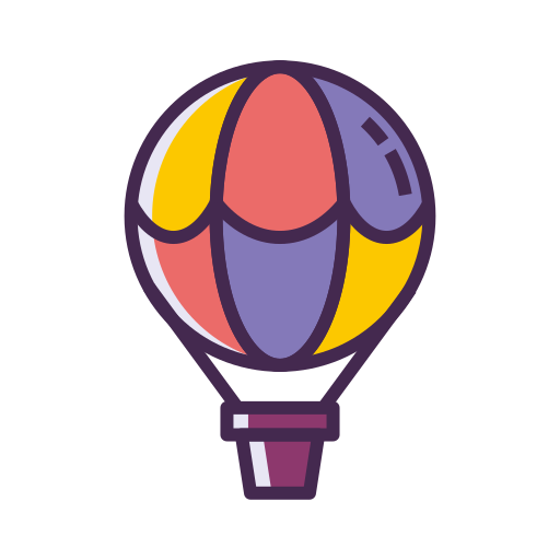 気球 Generic color lineal-color icon