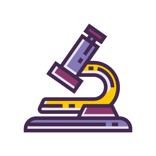 microscópio Generic color lineal-color Ícone