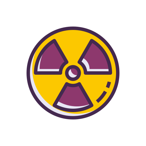radioaktiv Generic color lineal-color icon