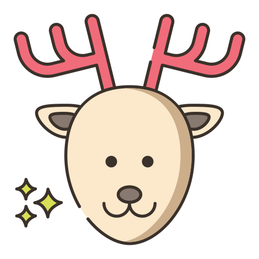 鹿 Generic color lineal-color icon
