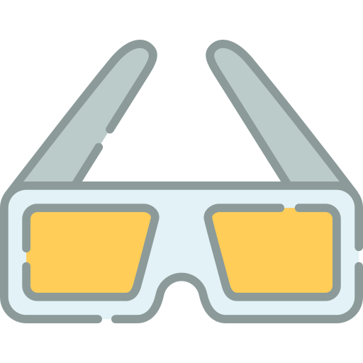 3d-brille Generic color lineal-color icon