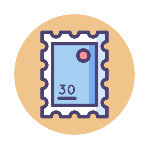 Stamp Generic color lineal-color icon