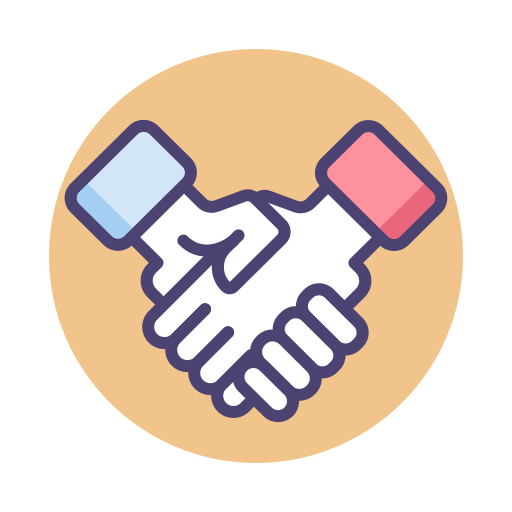 Shake hands Generic color lineal-color icon