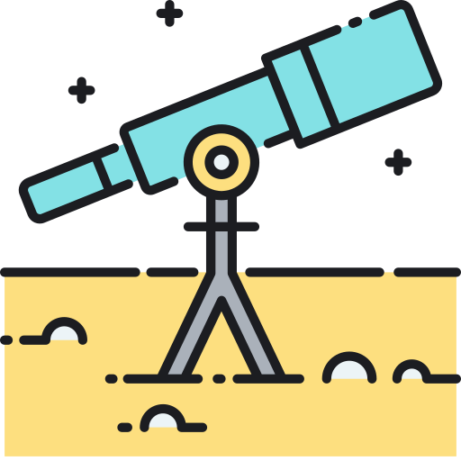 망원경 Generic color lineal-color icon