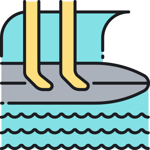 サーフィン Generic color lineal-color icon