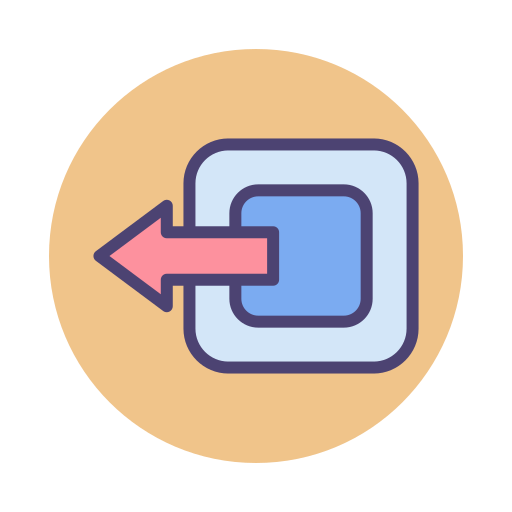 Logout Generic color lineal-color icon