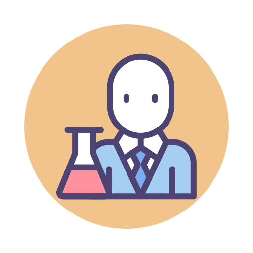 Scientist Generic color lineal-color icon