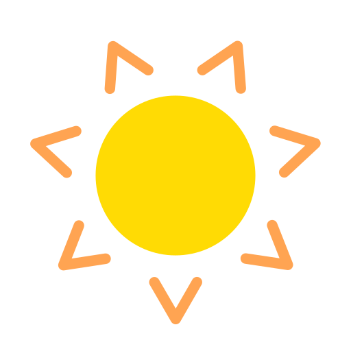 Sun Generic color fill icon