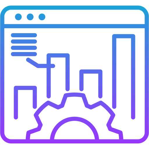 Статистика Generic gradient outline иконка