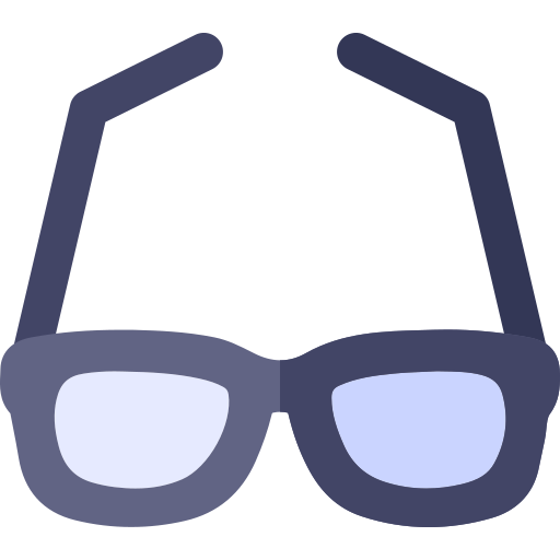 gafas de lectura Generic color fill icono