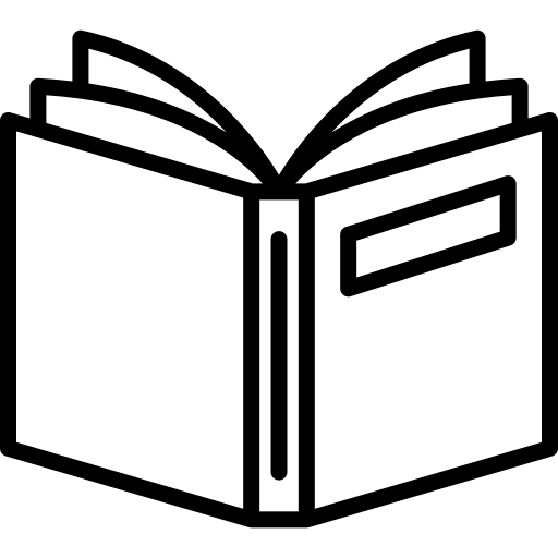 開いた本 Generic black outline icon