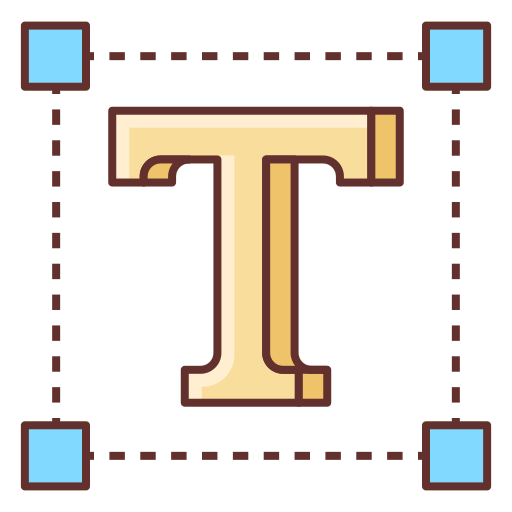 typografia Generic color lineal-color ikona
