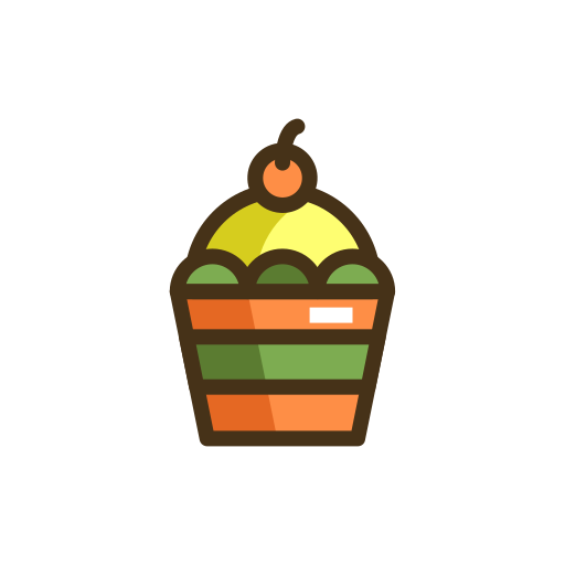 Muffin Generic color lineal-color icon