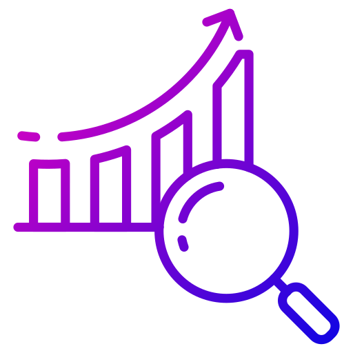 analytique Generic gradient outline Icône