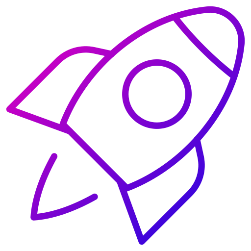 ロケット Generic gradient outline icon