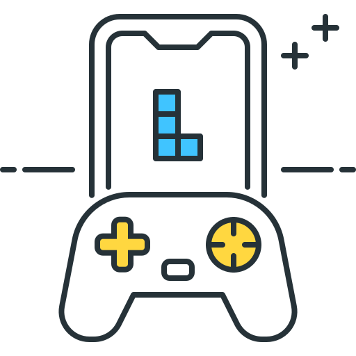 Mobile game Generic color lineal-color icon