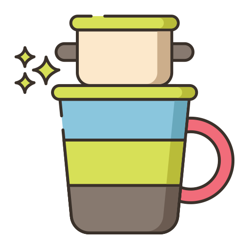 ベトナムコーヒー Generic color lineal-color icon