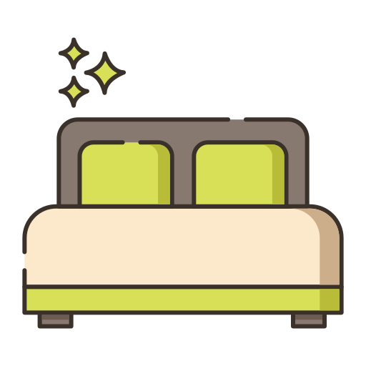 寝室 Generic color lineal-color icon