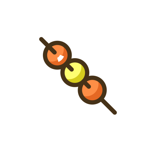 gehaktballen Generic color lineal-color icoon