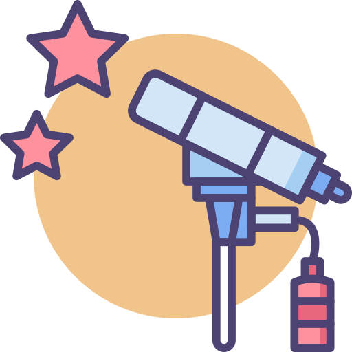 망원경 Generic color lineal-color icon