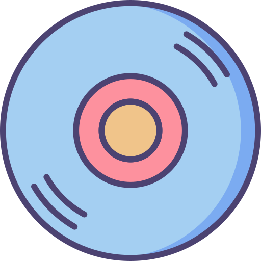 Disc Generic color lineal-color icon