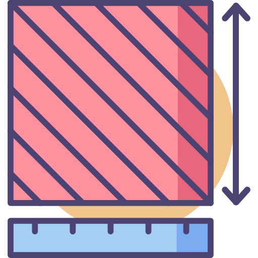 medición Generic color lineal-color icono