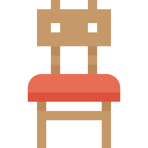 krzesło Pixelmeetup Flat ikona