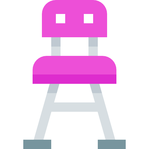 krzesło Pixelmeetup Flat ikona