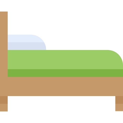 Single bed Pixelmeetup Flat icon